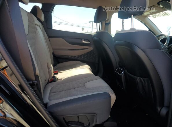 5NMS24AJXPH653849 2023 HYUNDAI SANTA Черный Вид задней части салона