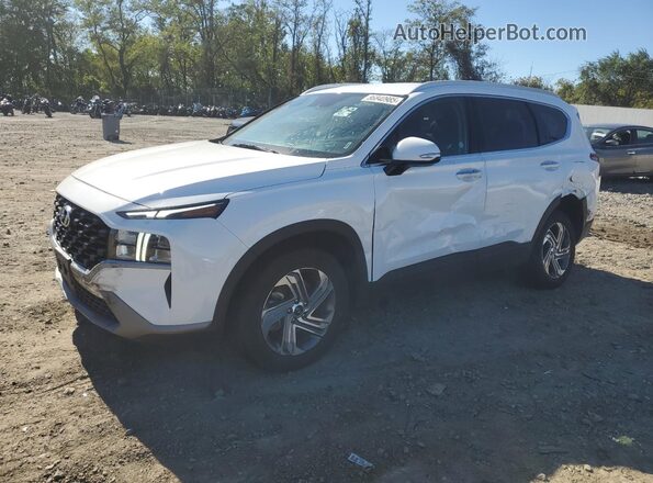 5NMS2DAJ9PH609342 2023 HYUNDAI SANTA FE White წინა მარცხენა ხედი სამი მეოთხედიდან