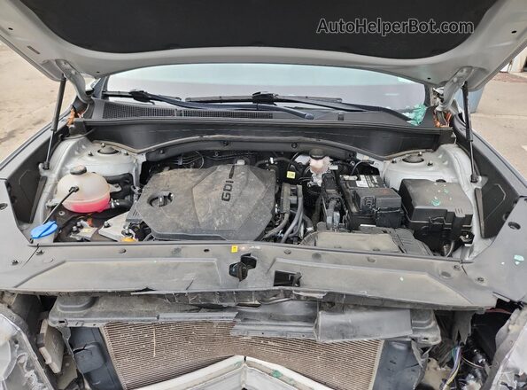5NMS2DAJXMH348055 2021 HYUNDAI SANTA Silver Rear interior view