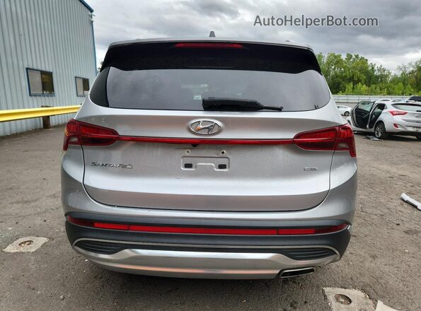 5NMS2DAJXMH348055 2021 HYUNDAI SANTA Silver Rear view