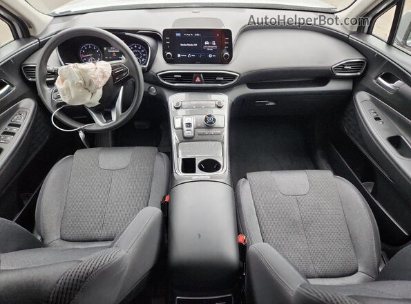 5NMS2DAJXMH348055 2021 HYUNDAI SANTA Silver Dashboard view