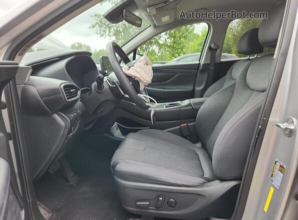 5NMS2DAJXMH348055 2021 HYUNDAI SANTA Silver Front interior view