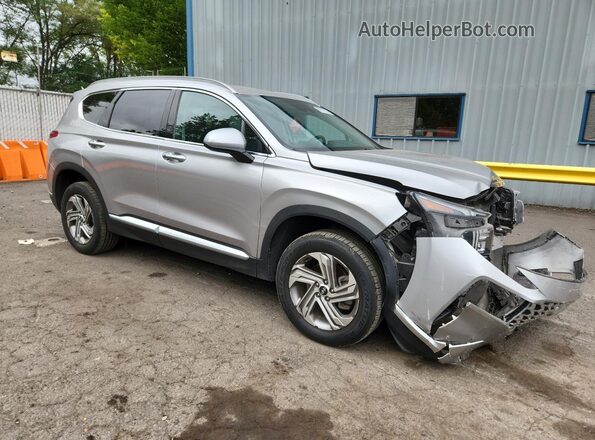 5NMS2DAJXMH348055 2021 HYUNDAI SANTA Silver Front right