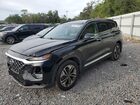 2020 Hyundai Santa Fe Sel Черный vin: 5NMS33AA3LH197131
