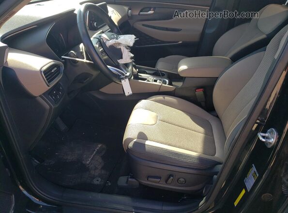 5NMS33AD2LH230985 2020 HYUNDAI SANTA Black Front interior view