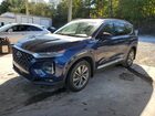 2020 Hyundai Santa Fe Sel Blue vin: 5NMS33AD3LH156072