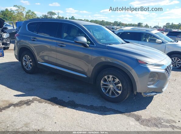 5NMS33AD5KH009069 2019 HYUNDAI SANTA FE Gray Передня права чверть