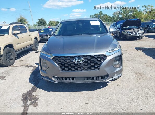 5NMS33AD5KH009069 2019 HYUNDAI SANTA FE Gray Вид щитка приладів