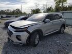 2020 Hyundai Santa Fe Sel Gray vin: 5NMS33AD7LH212210