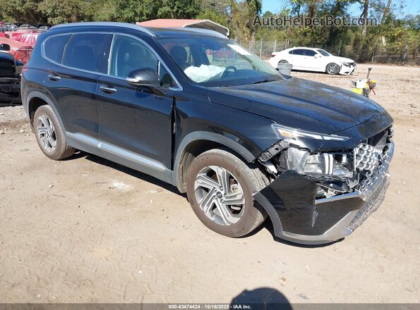 5NMS34AJ9NH406140 2022 HYUNDAI SANTA FE Черный Передняя правая четверть