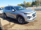 2020 Hyundai Santa Fe Sel Silver vin: 5NMS3CAD6LH270261