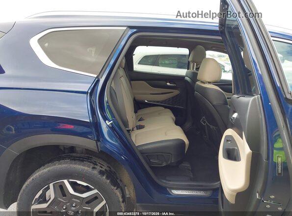 5NMS3DA13PH004696 2023 HYUNDAI SANTA FE HYBRID Blue Widok naklejki z numerem VIN