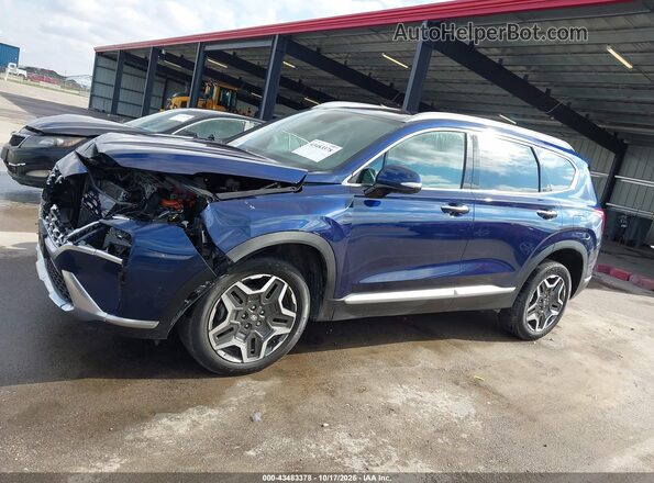 5NMS3DA13PH004696 2023 HYUNDAI SANTA FE HYBRID Blue Widok wnętrza 360 stopni