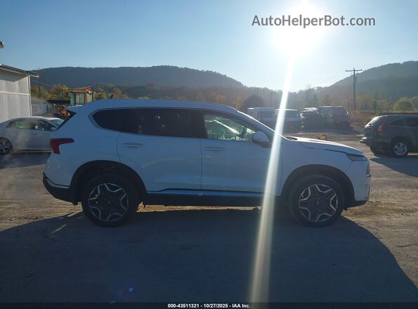 5NMS3DA13PH018601 2023 HYUNDAI SANTA FE HYBRID White Вид задньої частини салону