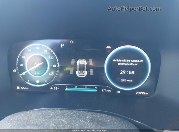 5NMS3DA13PH018601 2023 HYUNDAI SANTA FE HYBRID White Вид задніх сидінь