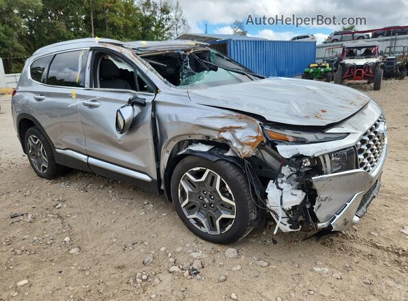 5NMS44AL7PH638849 2023 HYUNDAI SANTA Silver Front right