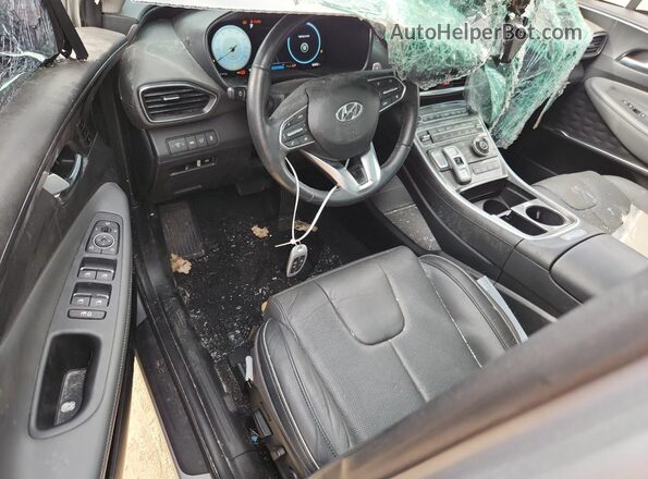 5NMS44AL7PH638849 2023 HYUNDAI SANTA Silver Dashboard view