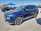 2021 Hyundai Santa Fe Limited Blue vin: 5NMS44AL8MH312599