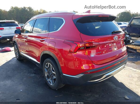 5NMS4DAL8NH469597 2022 HYUNDAI SANTA FE Red Tył lewy