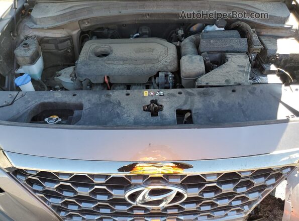 5NMS53AD1LH200256 2020 HYUNDAI SANTA Tan უკანა სალონის ხედი