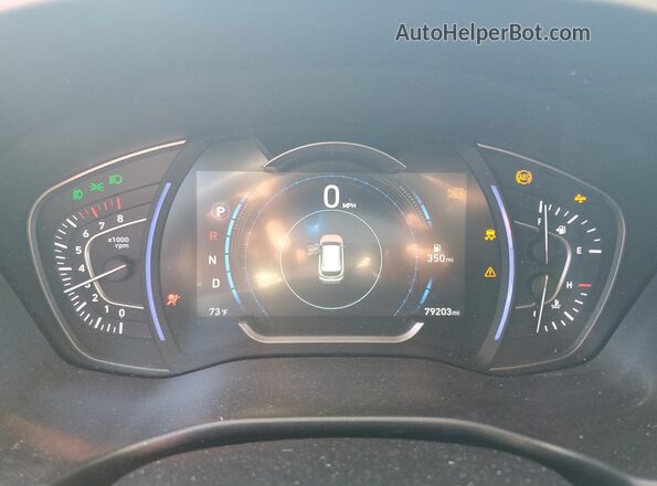 5NMS53AD1LH200256 2020 HYUNDAI SANTA Tan ხელსაწყოთა პანელის ხედი
