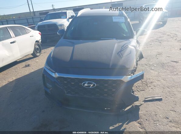 5NMS53AD9KH075313 2019 HYUNDAI SANTA FE Синий Вид щитка приборов