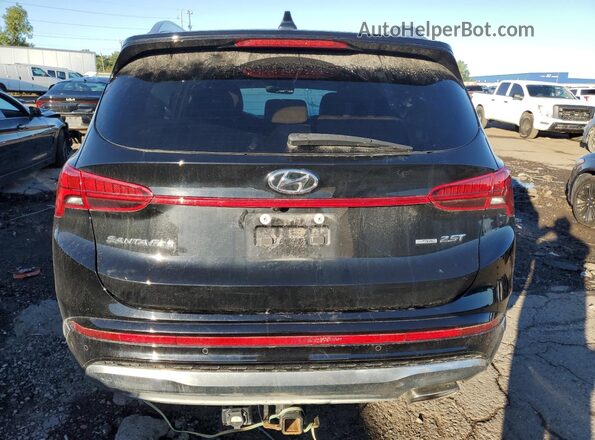 5NMS5DAL1NH424191 2022 HYUNDAI SANTA FE CALLIGRAPHY Black უკანა ხედი