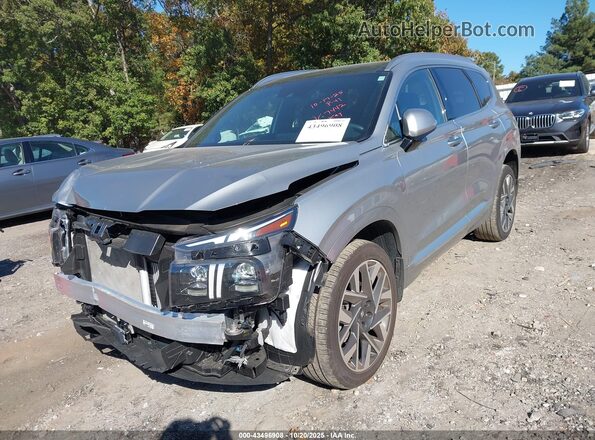 5NMS5DAL4PH647442 2023 HYUNDAI SANTA FE CALLIGRAPHY Silver წინა მარცხენა ხედი სამი მეოთხედიდან
