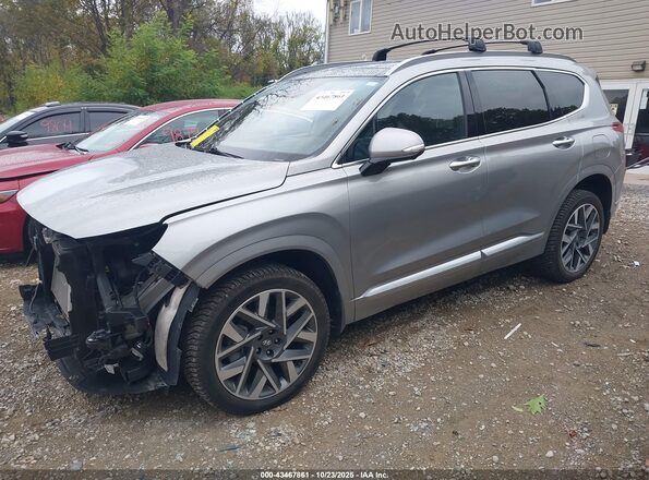 5NMS5DAL8NH480208 2022 HYUNDAI SANTA FE CALLIGRAPHY Серебряный Передняя левая четверть