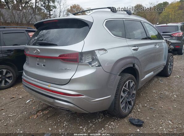 5NMS5DAL8NH480208 2022 HYUNDAI SANTA FE CALLIGRAPHY Серебряный Задняя правая четверть