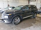 2021 Hyundai Santa Fe Sel Black vin: 5NMS6DAJXMH348772