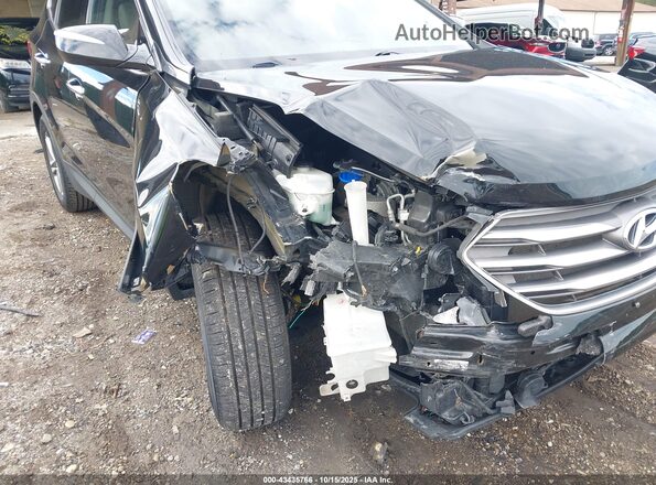 5NMZU3LB4HH018166 2017 HYUNDAI SANTA FE SPORT Черный Вид спереди