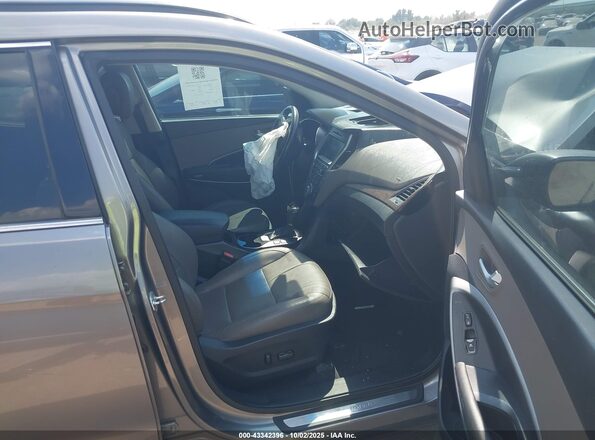 5NMZUDLB1JH065408 2018 HYUNDAI SANTA FE SPORT Gray Widok wnętrza z przodu