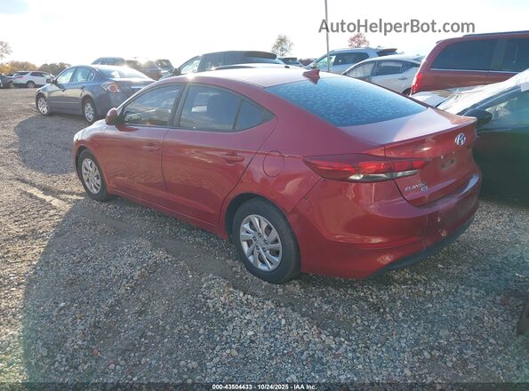 5NPD74LF2HH155779 2017 HYUNDAI ELANTRA Red Задня ліва чверть