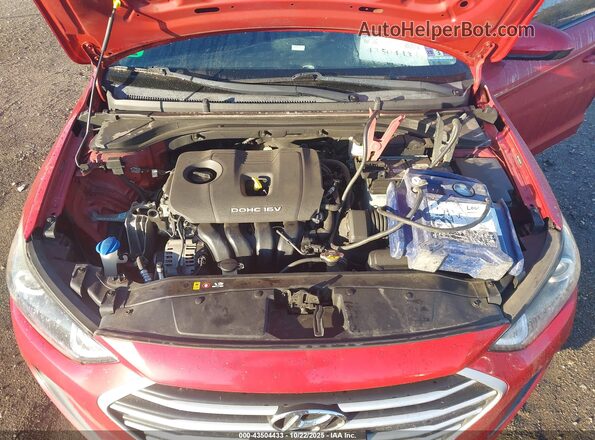 5NPD74LF2HH155779 2017 HYUNDAI ELANTRA Red Вид ззаду