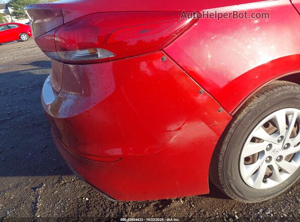 5NPD74LF2HH155779 2017 HYUNDAI ELANTRA Red Вид щитка приладів