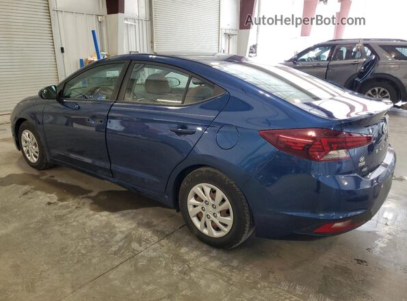 5NPD74LF2KH447858 2019 HYUNDAI ELANTRA Синий Задняя левая четверть