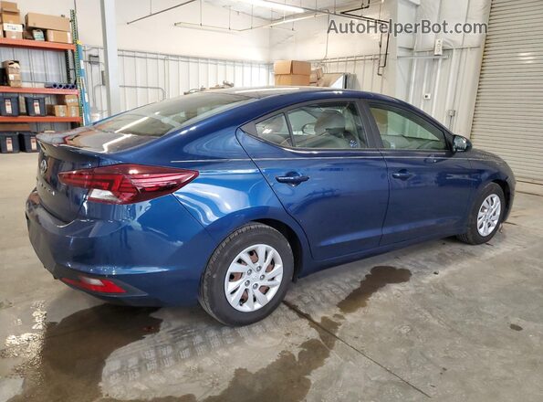 5NPD74LF2KH447858 2019 HYUNDAI ELANTRA Синий Задняя правая четверть