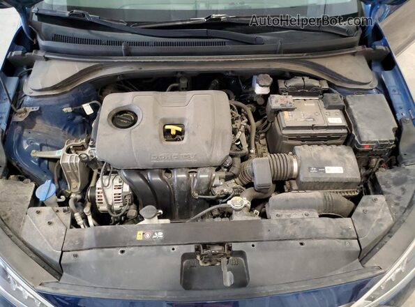 5NPD74LF2KH447858 2019 HYUNDAI ELANTRA Синий Вид задней части салона
