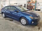 2019 Hyundai Elantra Se Синий vin: 5NPD74LF2KH447858