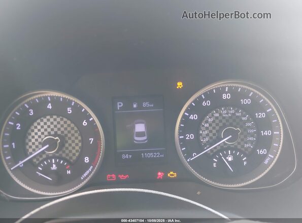 5NPD74LF2LH505016 2020 HYUNDAI ELANTRA White Vista de los asientos traseros