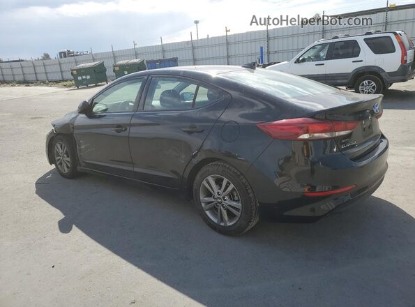 5NPD84LF1JH368600 2018 HYUNDAI ELANTRA Черный Задняя левая четверть