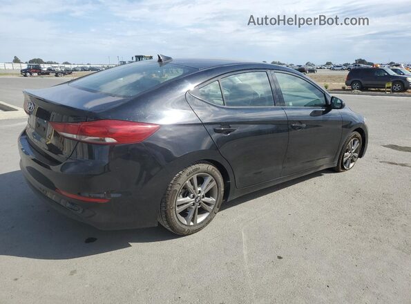 5NPD84LF1JH368600 2018 HYUNDAI ELANTRA Черный Задняя правая четверть