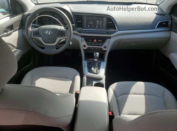 5NPD84LF1JH368600 2018 HYUNDAI ELANTRA Черный Вид панели приборов