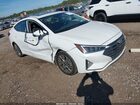 2020 Hyundai Elantra Limited White vin: 5NPD84LF3LH630135