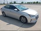 2019 Hyundai Elantra Sel Silver vin: 5NPD84LF4KH472435