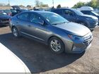 2019 Hyundai Elantra Sel Gray vin: 5NPD84LF5KH408288