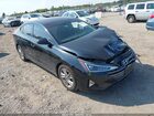 2020 Hyundai Elantra Sel Черный vin: 5NPD84LF5LH553090