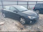 2020 Hyundai Elantra Sel Черный vin: 5NPD84LF6LH576555