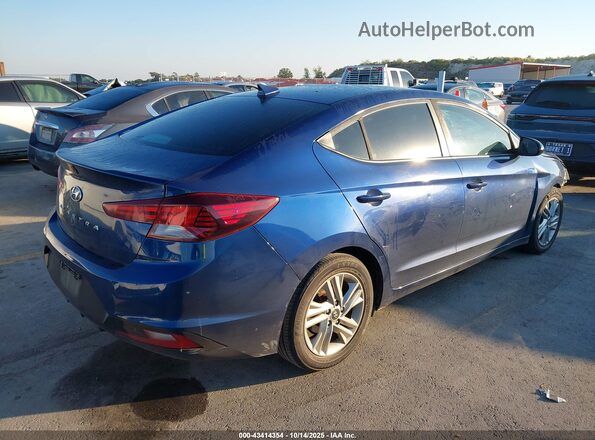 5NPD84LF6LH577513 2020 HYUNDAI ELANTRA Синий Задняя правая четверть